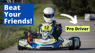 HOW TO WIN GO KARTING  Tips From A Professional Driver Kart Racing For Beginners [upl. by Herries]