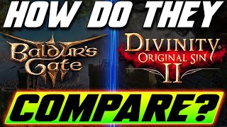 Baldurs Gate 3 amp Divinity Original Sin II  HOW DO THEY COMPARE  Grubby [upl. by Reseta500]