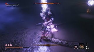 Sekiro Shadows Die Twice  Shichimen Warrior Boss Fight  Abandoned Dungeon Bottomless Hole [upl. by Ridglea]