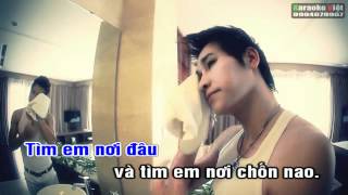 Noi Dau Tim Thay Em Karaoke  Chu Bin [upl. by Adaynek]