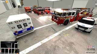 EmergeNYC Tech DemoRole Playing A EMS CallAmbulance Accident amp Report Of FireFDNY amp NYPD Gameplay [upl. by Daveen463]