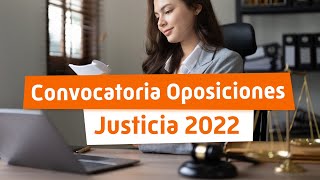 📣 Convocatoria Oposiciones Justicia 20222023 ⚖️ Temario Pruebas y Requisitos ❗ [upl. by Epp113]