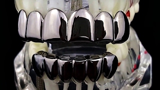 AllBlack Teeth Grillz Set Video [upl. by Trask]