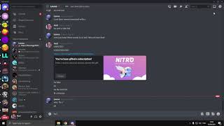 Discord Nitro Server Scam  ALERT [upl. by Laekim]