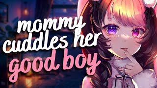 mommy girlfriend cuddles you 💓 F4M soft spoken comfort praise good boy asmr roleplay [upl. by Ylim]