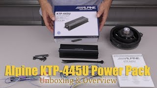 Alpine KTP445U Unboxing Overview amp Installation Intro [upl. by Ronoel89]