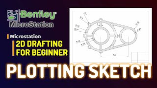 Microstation v8 Plotting Sketch Tutorial For Beginner [upl. by Luht]