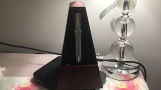 Wittner wooden metronome with bell 811M mahogany finish Review Perfect for anyone who is an avid gu [upl. by Saidee]