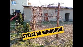 Stelaż na winogron Budowa [upl. by Arahset]