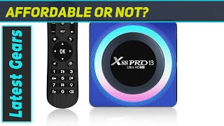 X88 PRO 13 Android 130 TV Box Unleashing 8K HDR10 Power [upl. by Karilynn214]