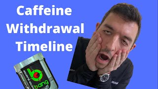 CAFFEINE WITHDRAWAL TIMELINE ENERGY DRINKS AND PRE WORKOUT [upl. by Gelasias514]