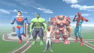 Franklin Become The Avengers  INDIAN BIKES DRIVING 3D [upl. by Arrehs504]