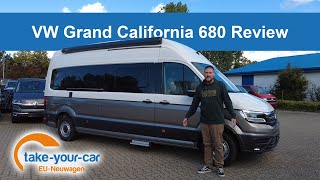 Der VW Grand California 680 Crafter im Review  takeyourcar GmbH [upl. by Hplar]