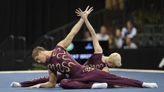 Acrobatic Worlds 2012 Orlando USA  Mens Pair Part 3 [upl. by Ayotna93]