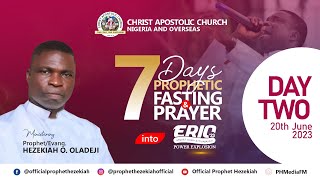 APOSTOLIC PRAYER WITH PROPHET HEZEKIAH OLADEJI [upl. by Ylerebmik]