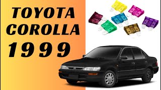 1999 Toyota Corolla Fuse Box Diagram  4 Locations  Relays [upl. by Pierpont]