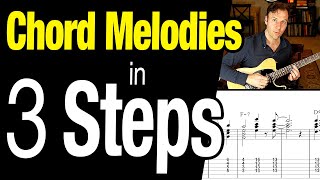 Chord Melodies  How to play chords and melody together [upl. by Ravi]