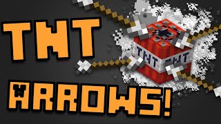 EXPLOSIVE ARROWS with 1 COMMAND in Minecraft 114 [upl. by Nileak]