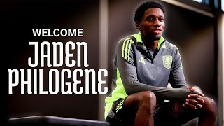 JADEN PHILOGENE SIGNS FOR ASTON VILLA [upl. by Sillad]