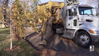 City of Great Falls leaf pickup kicks off [upl. by Repohtsirhc]