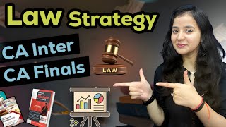 Law Strategy  CA Inter and CA Finals  Air 1  Nandini Agrawal [upl. by Elata]