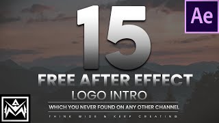 Best 15 New and Unique Logo Intro After Effects Template Free Download  Copyright Free [upl. by Auguste]