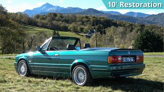 BMW E30 10 Minutes Restoration [upl. by Certie]