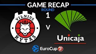 Highlights Rytas Vilnius  Unicaja Malaga [upl. by Namaj443]