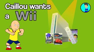 Caillou Steals A Wii Console From GameStop Without Paying amp Gets ArrestedGroundedPunishment Day [upl. by Gusta]