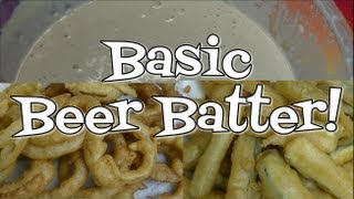 Basic Beer Batter Recipe Noreens Kitchen Basics [upl. by Saalocin]