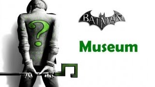 quotBatman Arkham Cityquot ALL Riddlers challenges trophysecretriddle  Museum [upl. by Akelam]