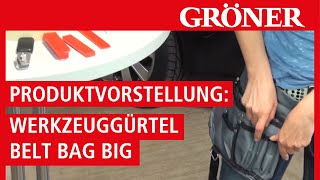 GRÖNER  Werkzeug  Produktvorstellung Werkzeuggürtel Belt Bag Big  ToolsuNeed [upl. by Beera]