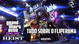 COMO GANHAR DINHEIRO COM O FLIPERAMA  GTA V ONLINE [upl. by Zoa]