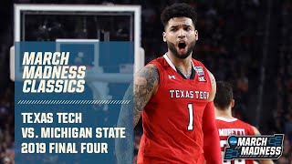 Texas Tech vs Michigan State 2019 Final Four  FULL GAME [upl. by Asum]