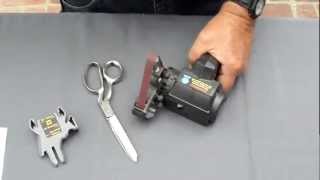 Scissors Sharpening using the Work Sharp Knife Sharpener [upl. by Dace916]