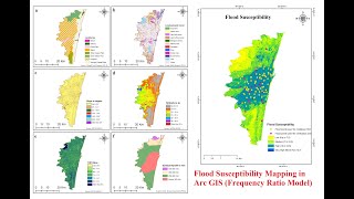 Flood Susceptibility MappingFlood Prone areas MappingFlood Risk Zone Mapping in Arc GIS [upl. by Ecart]