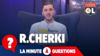 La minute à questions VS Rayan Cherki  Olympique Lyonnais [upl. by Mordecai164]