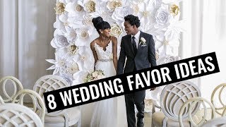 8 Wedding Favor Ideas [upl. by Granoff845]