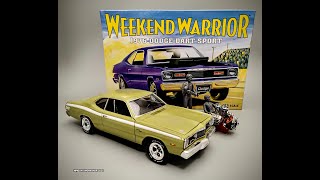 1976 Dodge Dart Sport 340 125 Scale Model Kit Build How To Assemble Decal Paint Interior 426 Hemi [upl. by Edith]