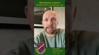 Prenton RUFC CrowdFunder Matt Dawson [upl. by Sadick]