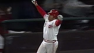 1990 WS Gm2 Olivers single off Eckersley wins game [upl. by Hacker]