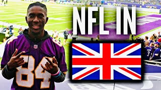 The NFL Experience in LONDON NFL UK Vlog Jets vs Vikings [upl. by Moll]