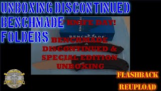 Discontinued amp Special Edition Benchmade Folder Unboxing amp Custom Work  Reloaded [upl. by Nothsa]