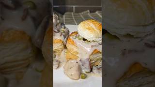 Chicken and Mushrooms VolauVent easyrecipe simplerecipe recettefacile french [upl. by Stoughton]