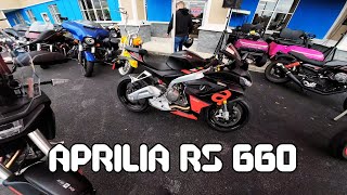 Aprilia RS 660  Beginners First Impressions [upl. by Repooc841]