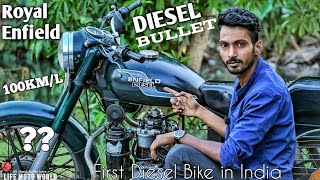 Royal Enfield  DIESEL BULLET 100KM MILEAGE TAURUS OMG First Diesel bike in india till Now 2020 [upl. by Meill]