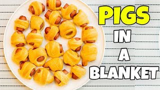 EASY Pigs In a Blanket Recipe  Our Kitchen [upl. by Tabbi]