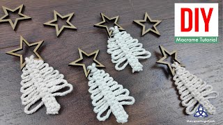 MACRAME CHRISTMAS TREE TUTORIAL [upl. by Aristotle]