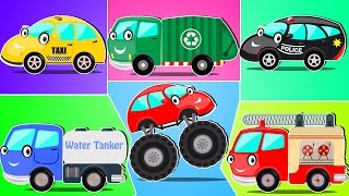 Vehicles Compilation  Cars and Trucks KIds Videos  Educational Videos for Children [upl. by Torp950]