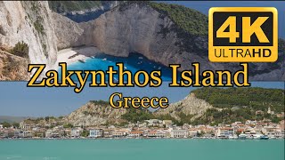 Zakynthos Island Greece 75 min in 4K [upl. by Wellesley]